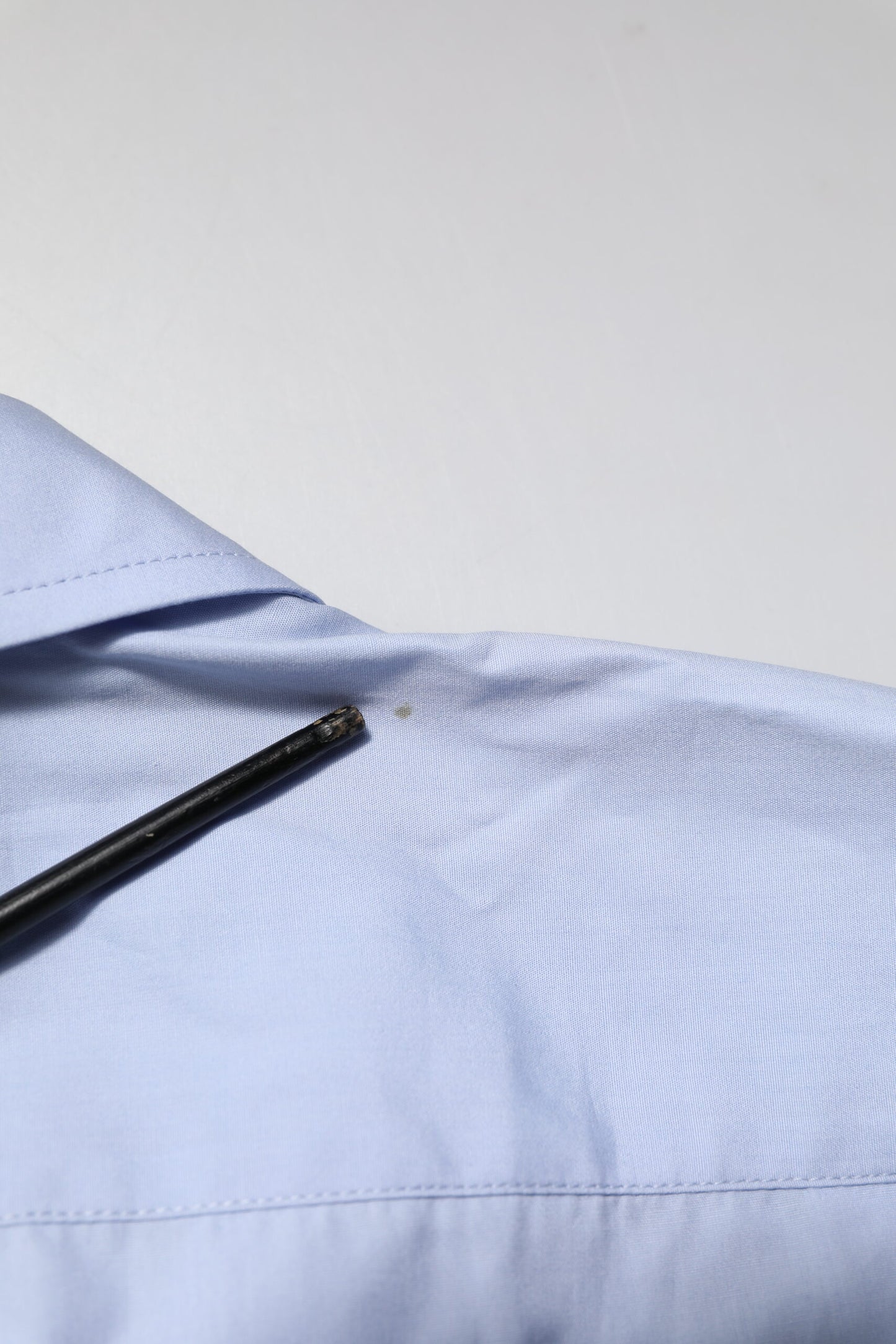 Dolce &amp; Gabbana – Hellblaues Langarmhemd aus Baumwolle