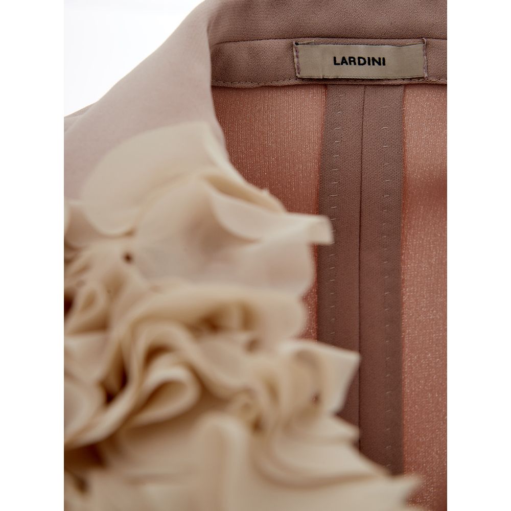 Lardini Grauer Polyester Mantel