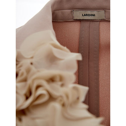 Lardini Grauer Polyester Mantel