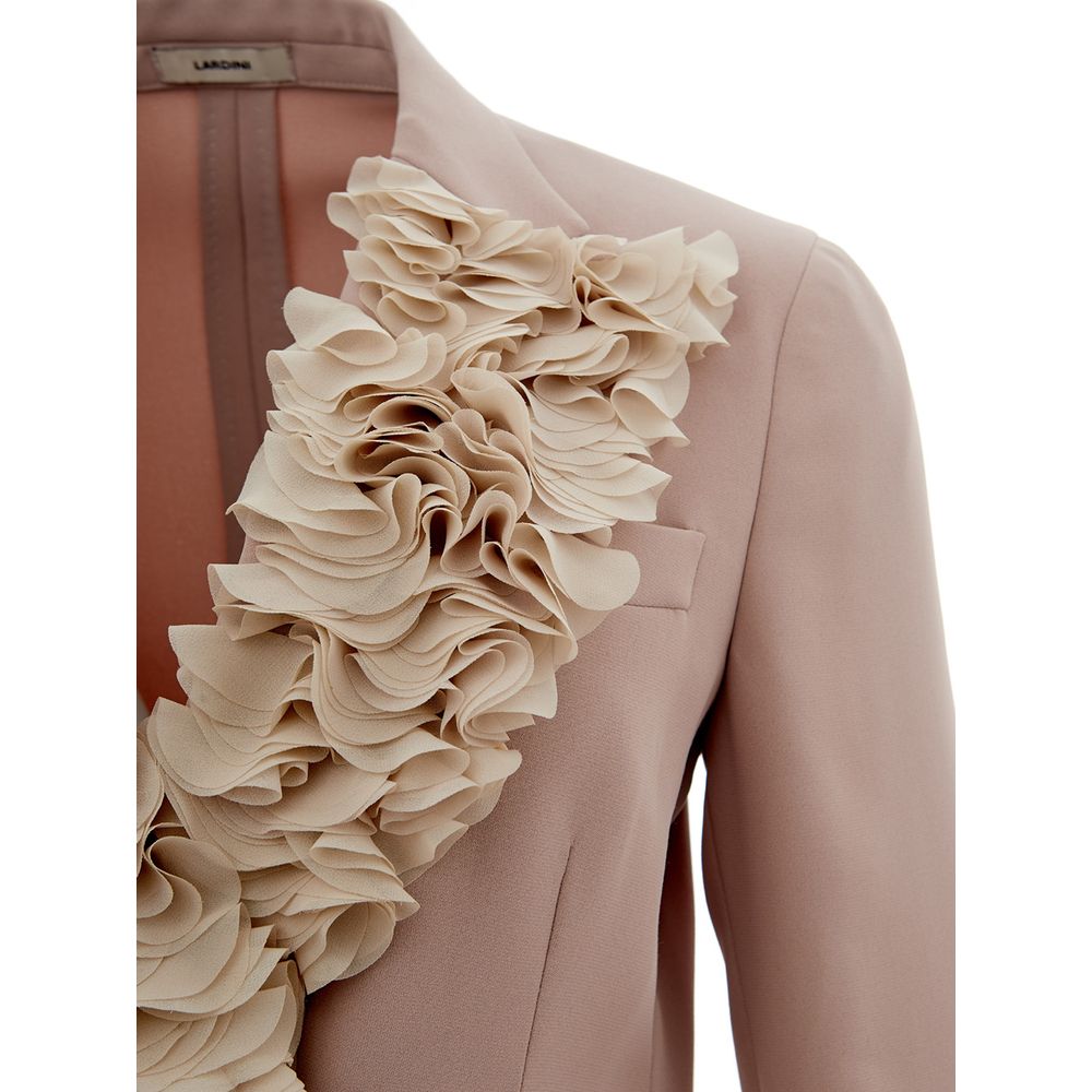 Lardini Grauer Polyester Mantel