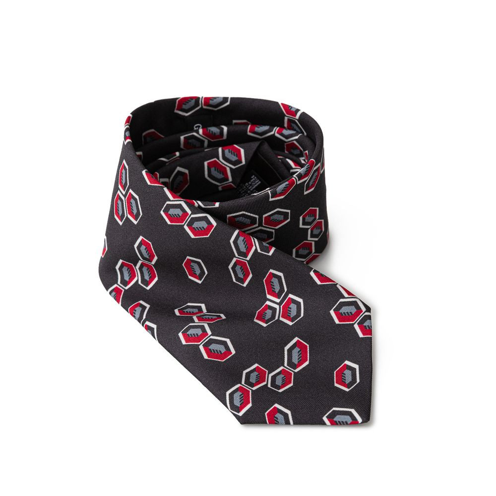 Giorgio Armani Graue Seidenkrawatte