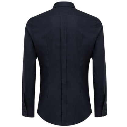 Dolce & Gabbana Blue Cotton Dress Shirt