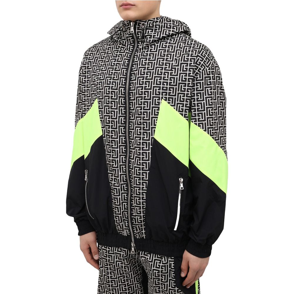 Balmain Mehrfarbige Nylonjacke für Herren