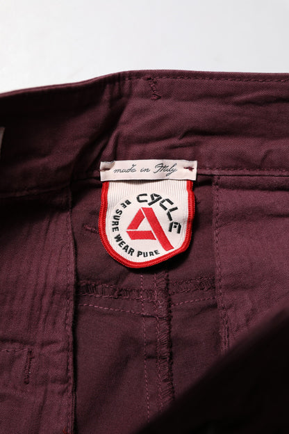 CYCLE Kastanienbraune Skinny Fit Jeans aus Baumwoll-Stretch für Herren