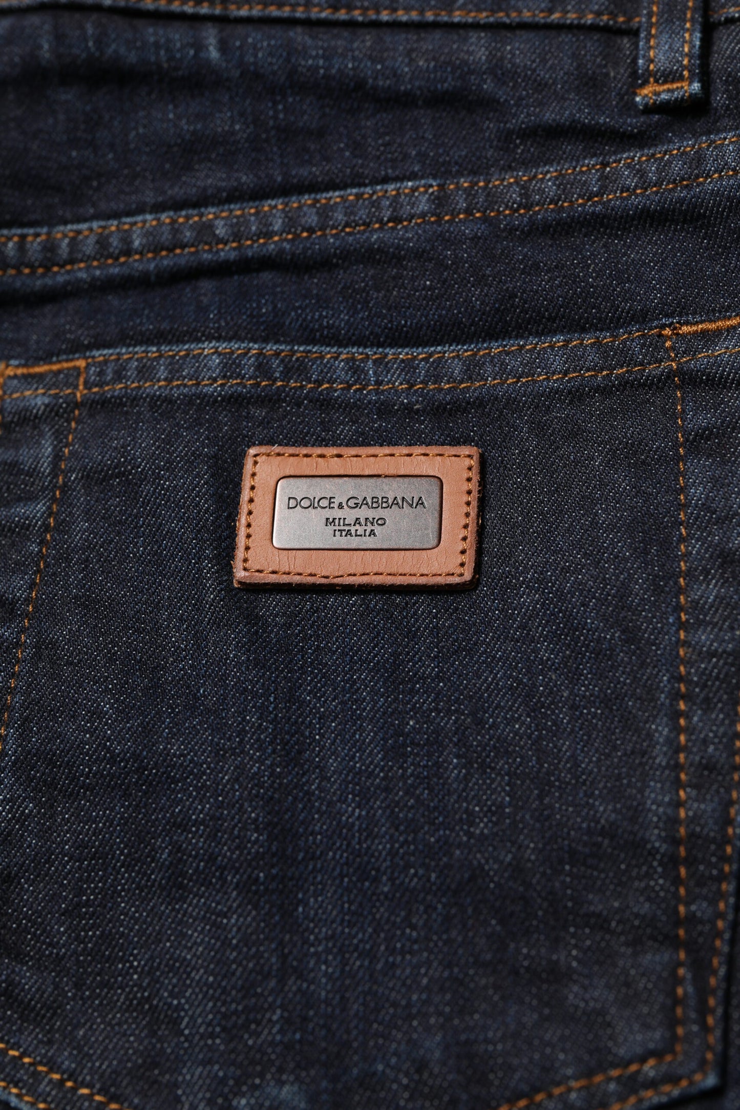 Dolce &amp; Gabbana Schwarze Skinny-Jeans aus Baumwolle für Herren