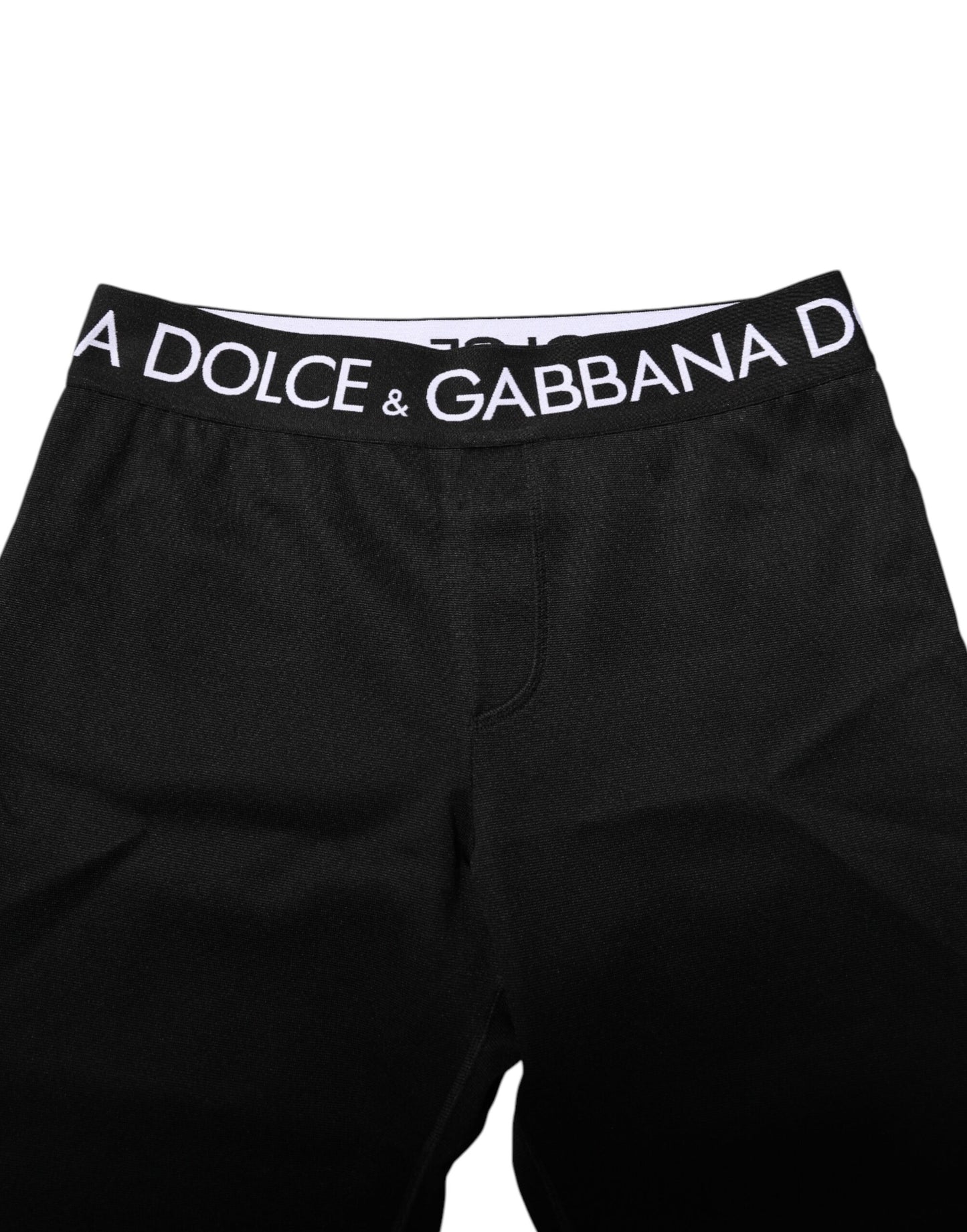 Dolce &amp; Gabbana Schwarze Skinny-Jogginghose aus Nylon für Herren