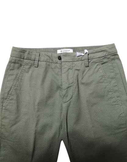 Dondup – Grüne, mittelhohe Skinny-Fit-Freizeithose
