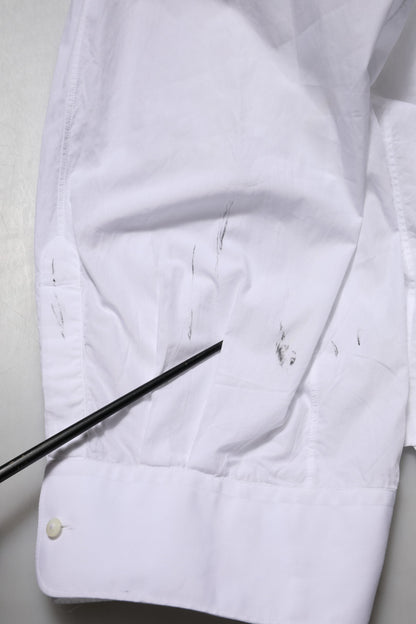 Dolce &amp; Gabbana – Weißes, langärmliges, formelles Baumwollhemd