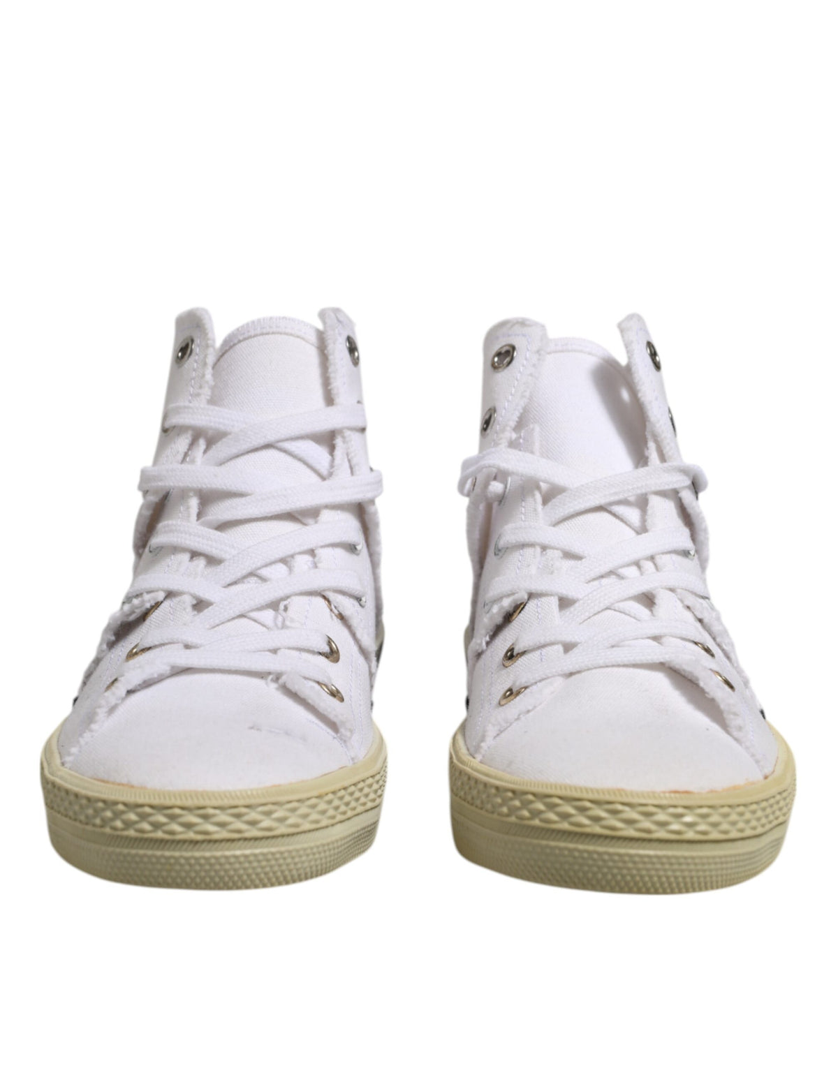 Maison Margiela Weiße Schnürschuhe mit mittlerem Oberteil für Damen