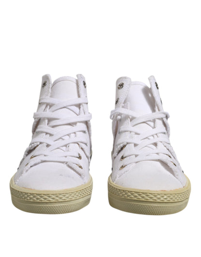 Maison Margiela Weiße Schnürschuhe mit mittlerem Oberteil für Damen