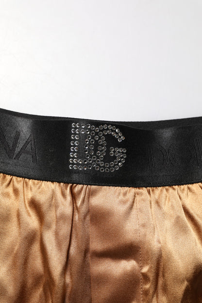 Dolce &amp; Gabbana Beige Herren Regular Boxer Augenmasken-Set Unterwäsche