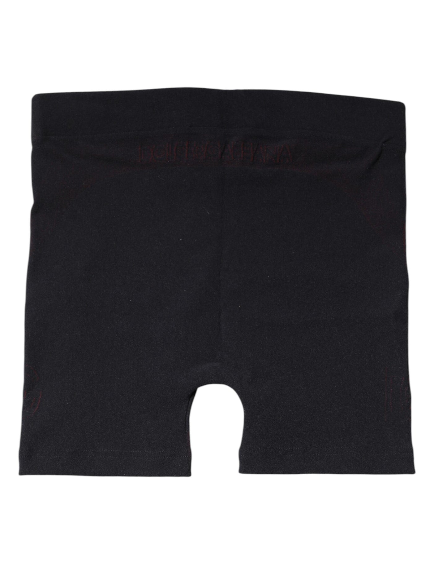 Dolce &amp; Gabbana – Schwarze Boxershorts aus Nylon-Stretch
