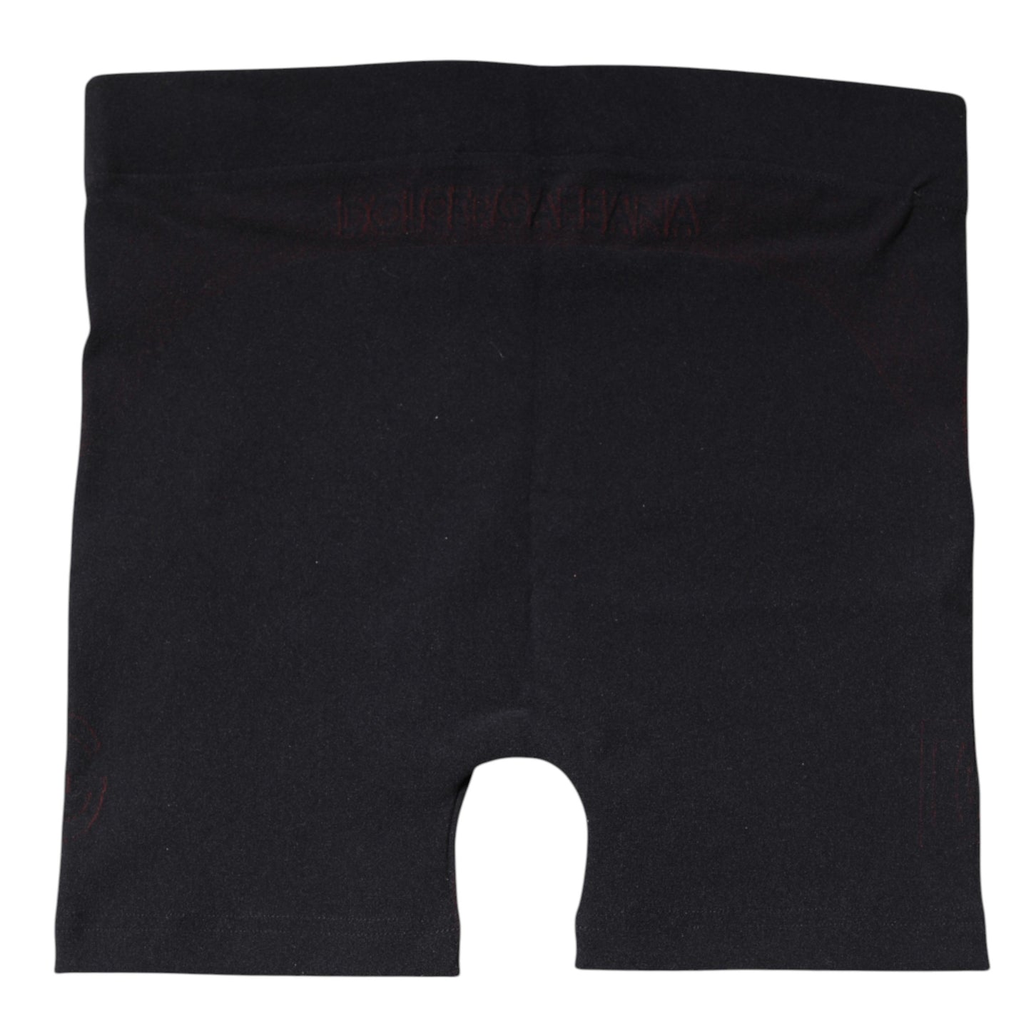 Dolce &amp; Gabbana – Schwarze Boxershorts aus Nylon-Stretch