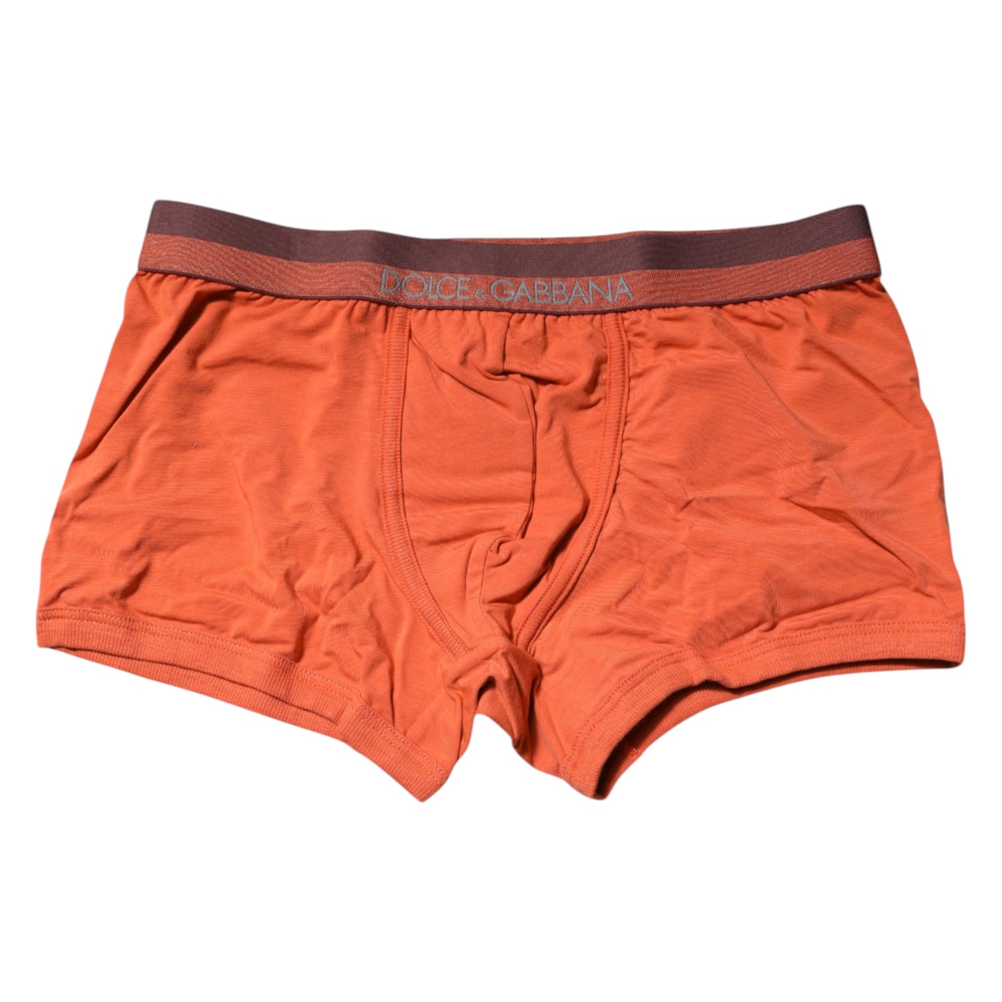 Dolce &amp; Gabbana – Boxershorts aus Baumwolle in regulärer Passform, Orange