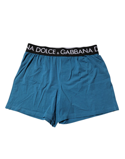 Dolce &amp; Gabbana – Boxershorts mit Logo in der Taille, normal, Blau