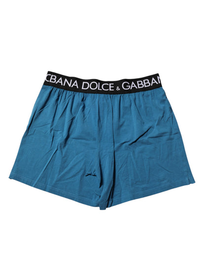 Dolce &amp; Gabbana – Boxershorts mit Logo in der Taille, normal, Blau