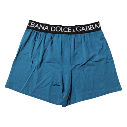 Dolce &amp; Gabbana – Boxershorts mit Logo in der Taille, normal, Blau