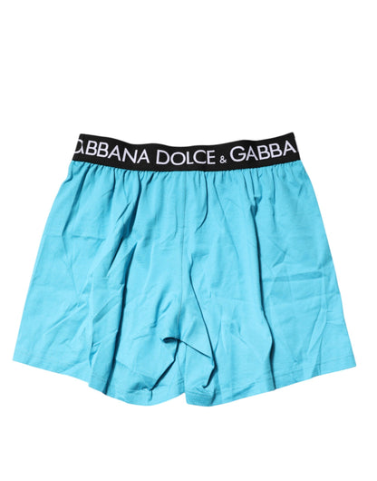 Dolce &amp; Gabbana – Boxershorts mit Logo in der Taille, normal, Blau