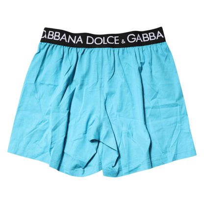 Dolce &amp; Gabbana – Boxershorts mit Logo in der Taille, normal, Blau