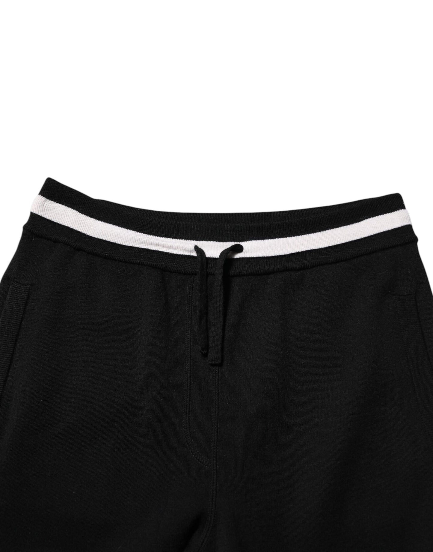 Dolce &amp; Gabbana Schwarze Jogginghose aus Baumwolle für Herren