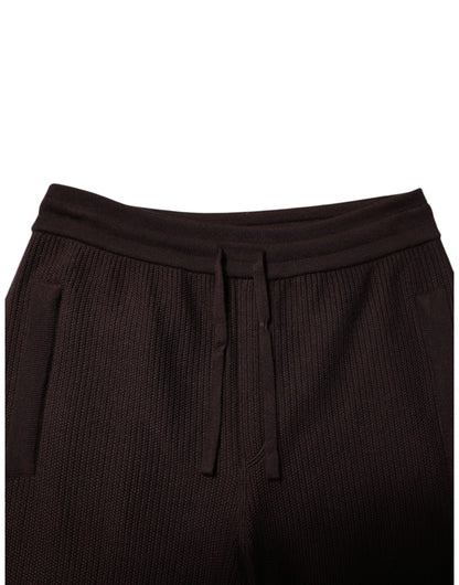 Dolce &amp; Gabbana Braune Kaschmir-Jogginghose für Herren