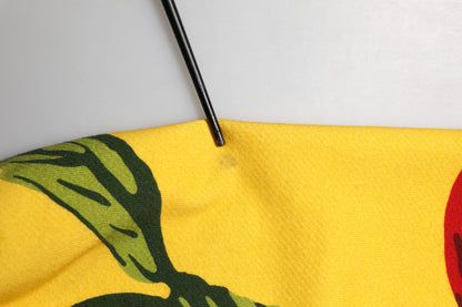 Dolce &amp; Gabbana – Jogginghose mit gelbem Kirschmuster