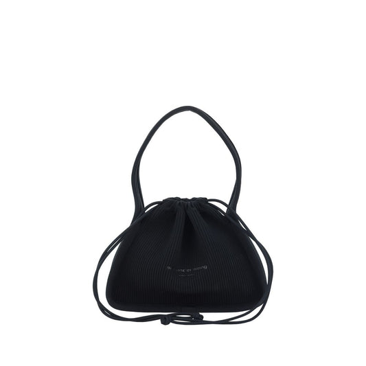 Schwarze Schultertasche aus Polyester von Alexander Wang