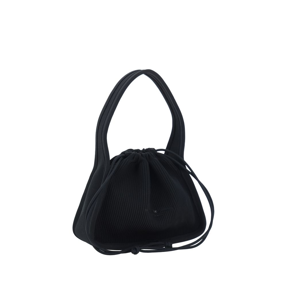 Schwarze Schultertasche aus Polyester von Alexander Wang