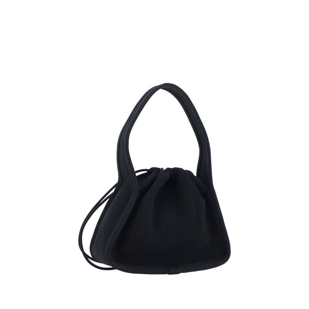 Schwarze Schultertasche aus Polyester von Alexander Wang