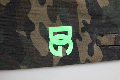 Dolce & Gabbana Brown Camouflage Cotton Men Jogger Pants