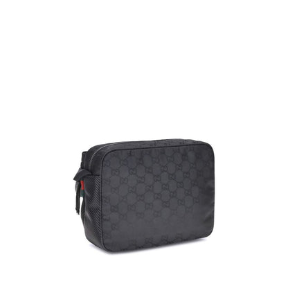 Gucci Schultertasche aus schwarzem Polyester
