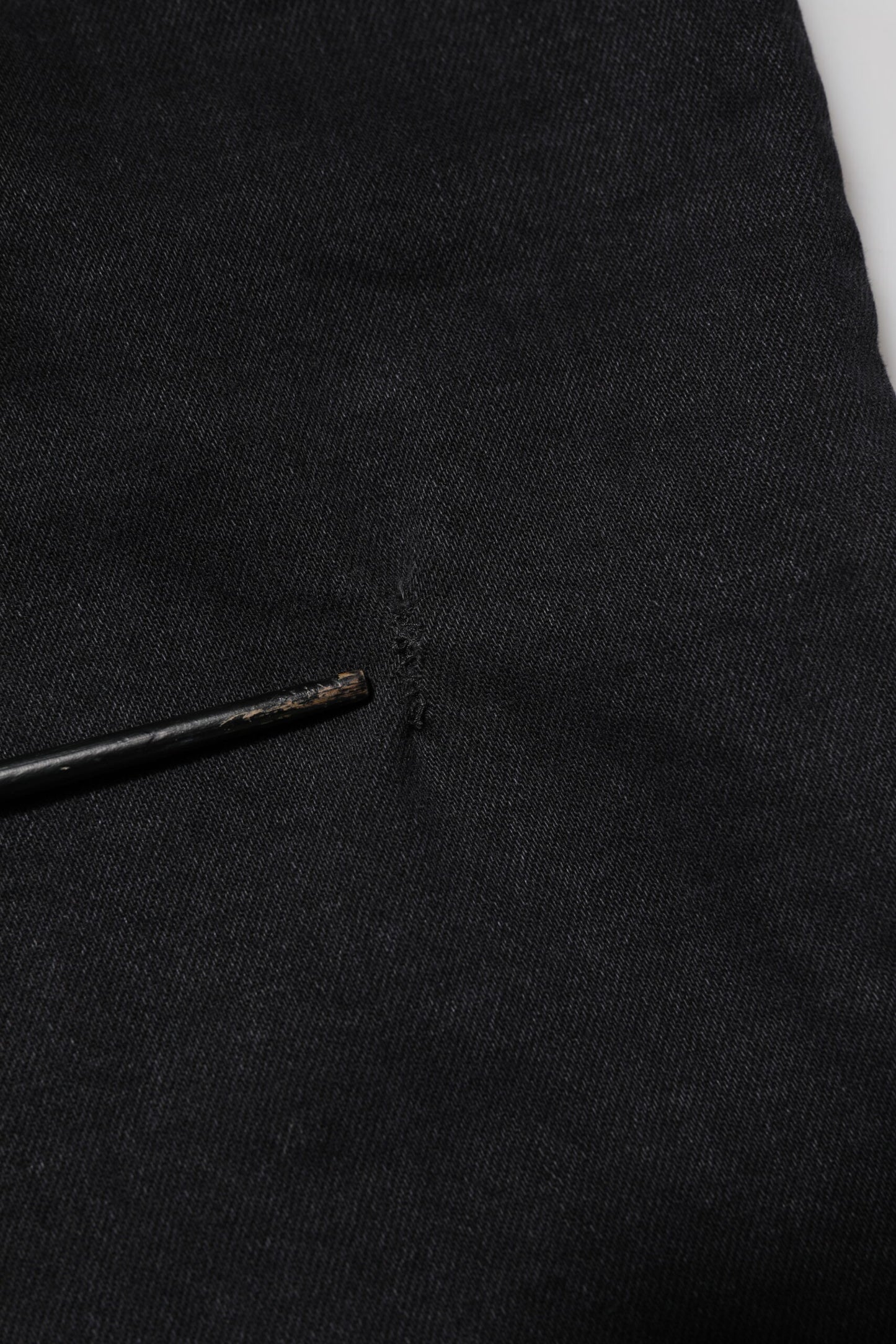 Dolce &amp; Gabbana – Schwarze Jeans aus Baumwoll-Denim mit Logo-Plakette