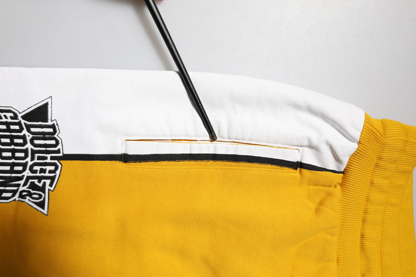 Dolce &amp; Gabbana – Gelbe Jogginghose aus Baumwolle mit Kordelzug