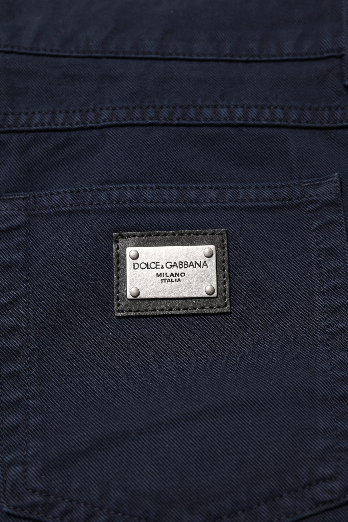 Dolce &amp; Gabbana – Schwarze, schmal zulaufende Jeans aus Baumwolle