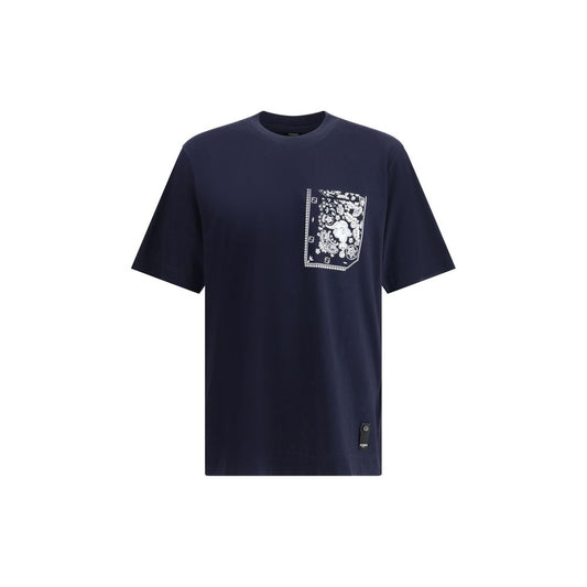 Fendi Blaues Baumwoll-T-Shirt