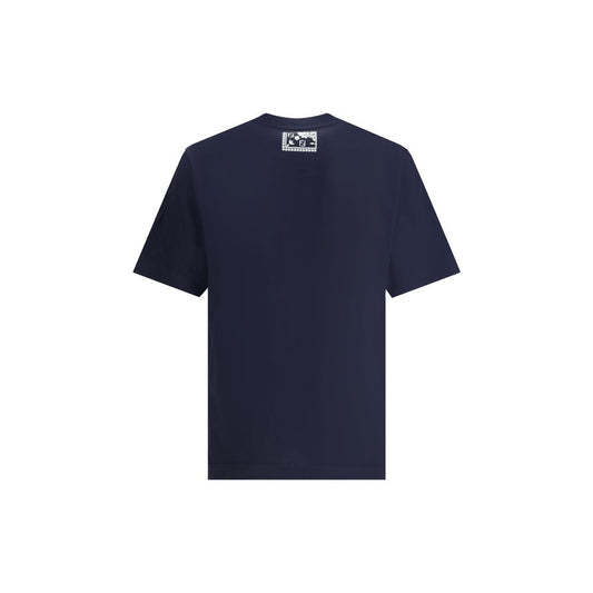 Fendi Blaues Baumwoll-T-Shirt