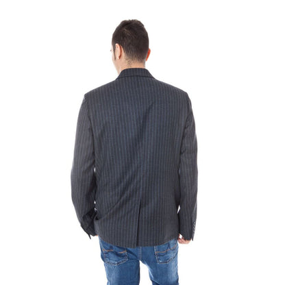 Calvin Klein Graue Wolljacke für Herren
