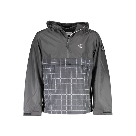 Calvin Klein – Schwarze Polyesterjacke für Herren