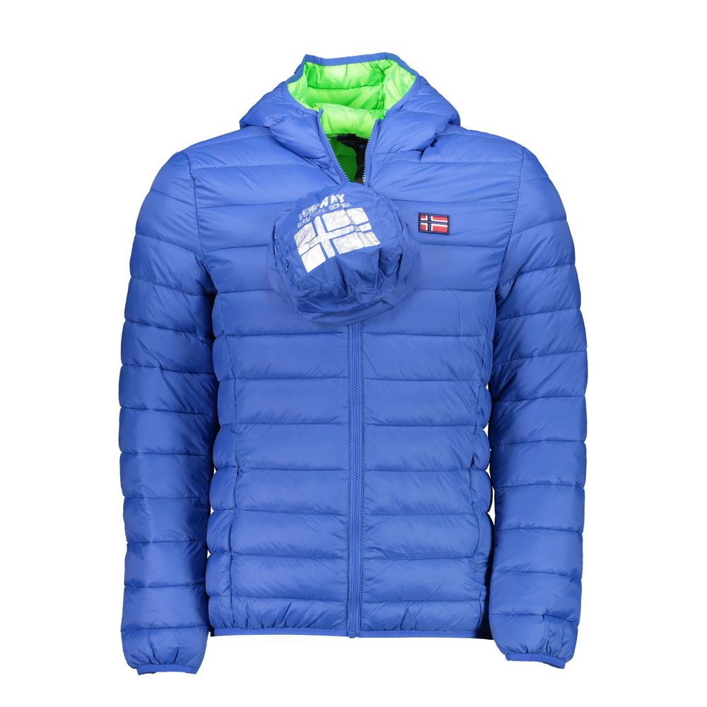Norwegen 1963 Blaue Polyamid-Herrenjacke
