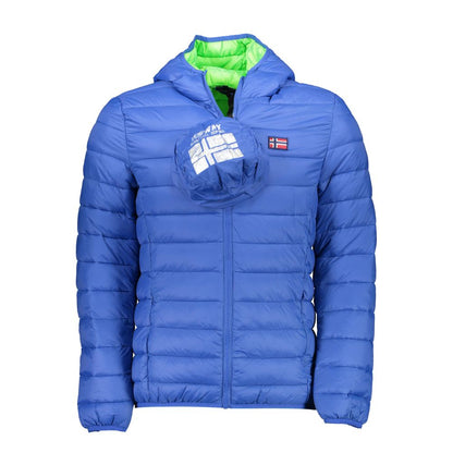 Norwegen 1963 Blaue Polyamid-Herrenjacke