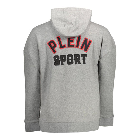 Plein Sport Grauer Baumwollpullover für Herren