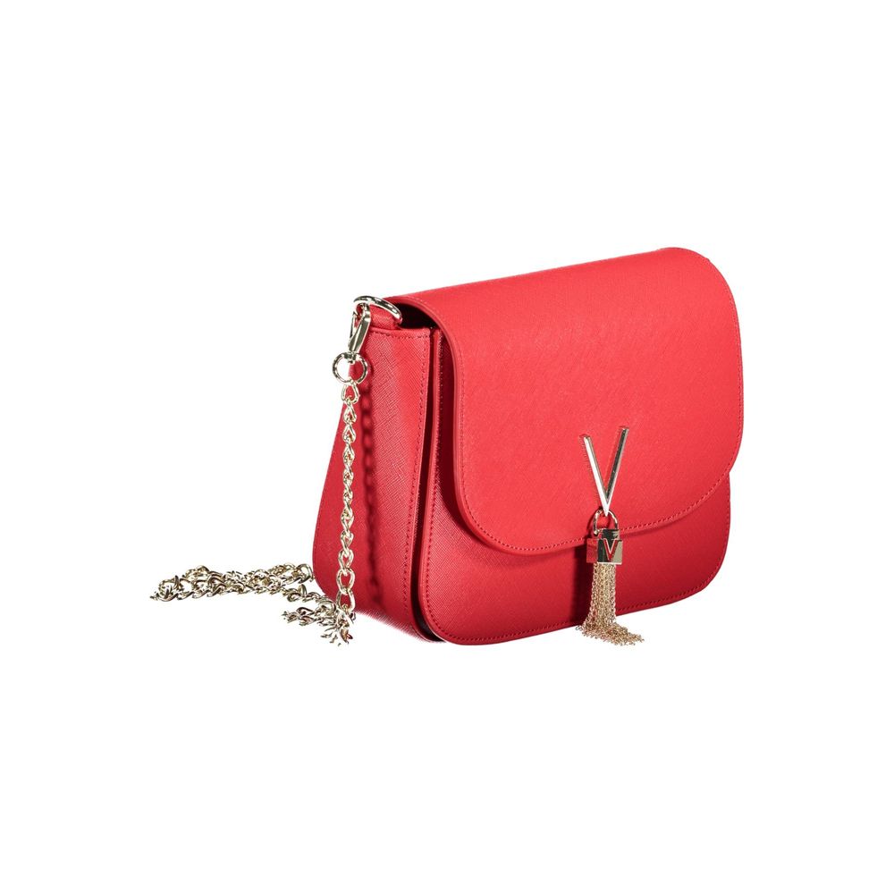 Mario Valentino Rote Polyethylen-Handtasche