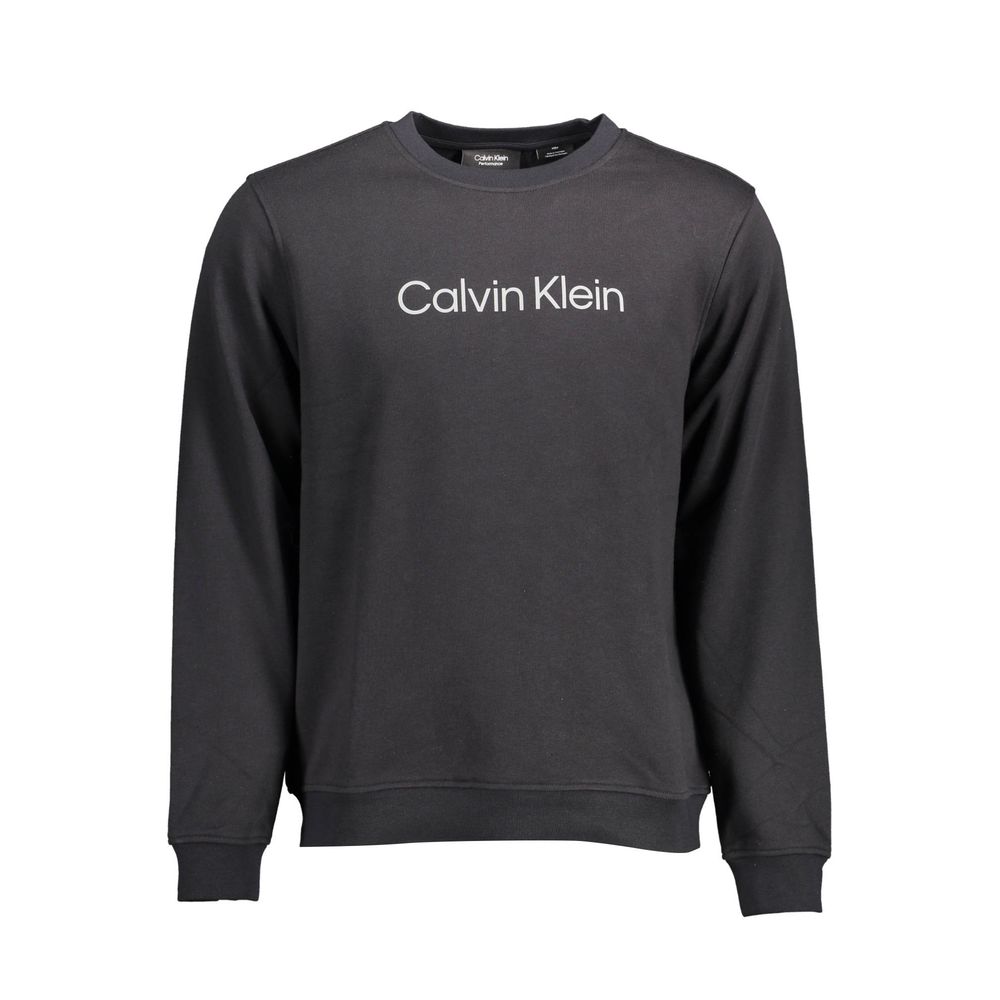 Calvin Klein Herrenpullover aus schwarzer Baumwolle