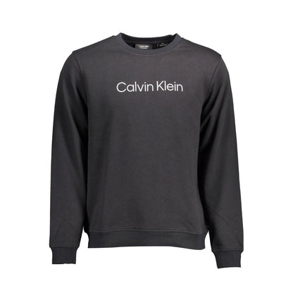 Calvin Klein Herrenpullover aus schwarzer Baumwolle