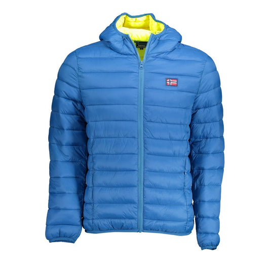 Norwegen 1963 Blaue Polyamid-Herrenjacke