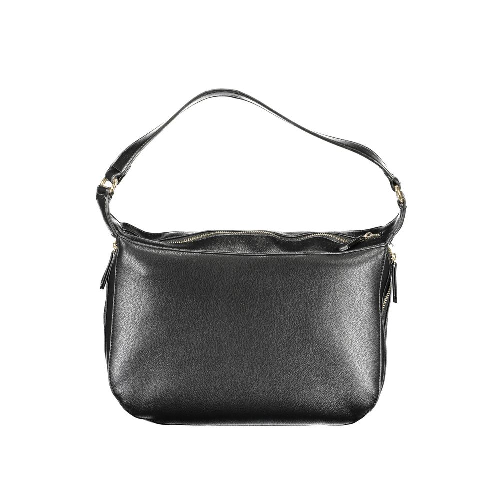 Mario Valentino Schwarze Polyethylen-Handtasche