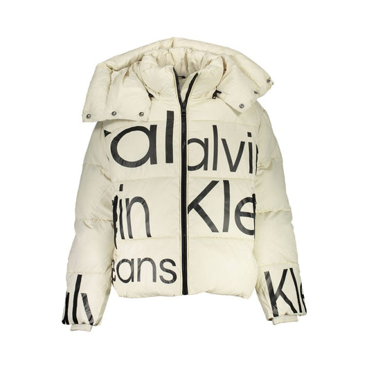 Calvin Klein Beige Polyester Jacken & Mäntel