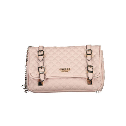 Guess Jeans – Handtasche aus Polyethylen in Rosa