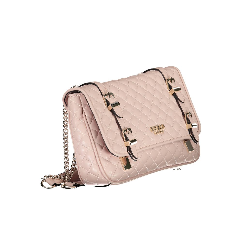 Guess Jeans – Handtasche aus Polyethylen in Rosa