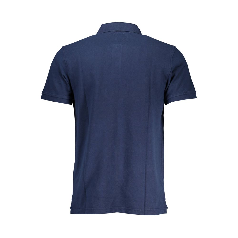 Levi's – Blaues Poloshirt aus Baumwolle